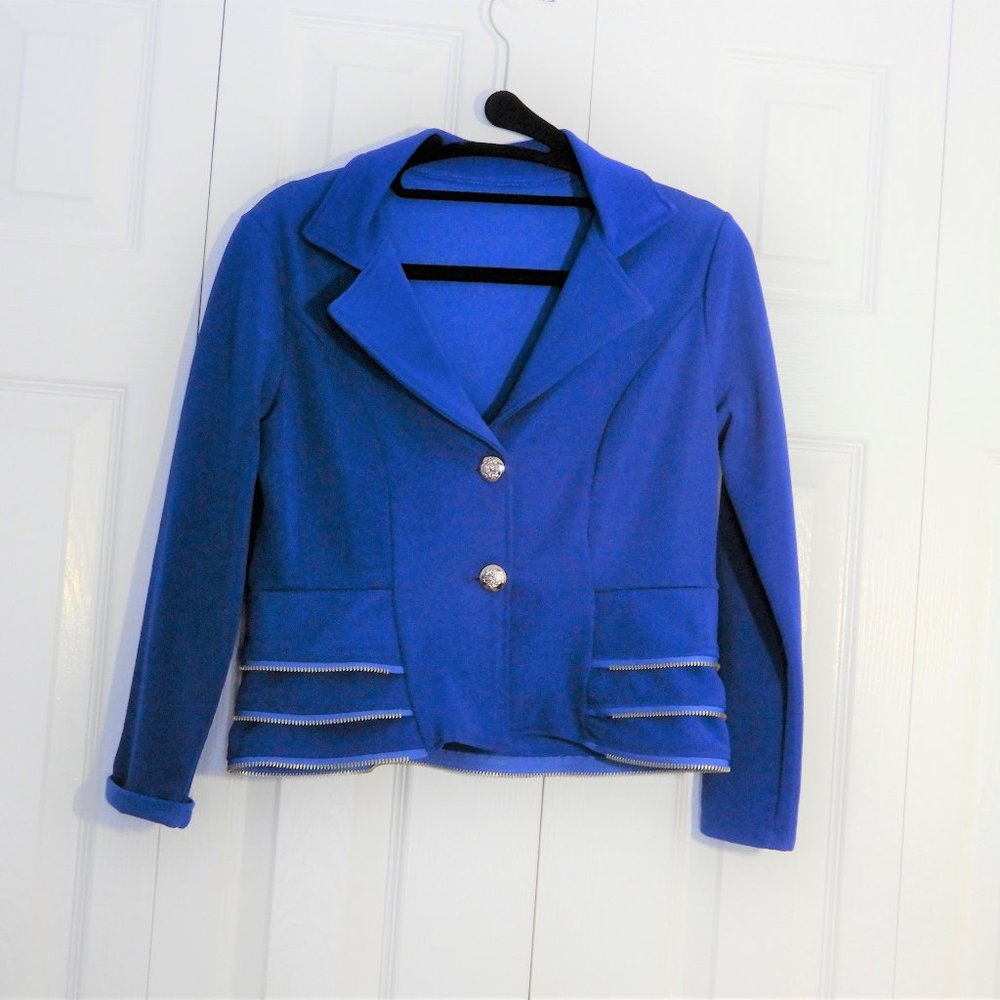 Royal Blue Blazer in XS